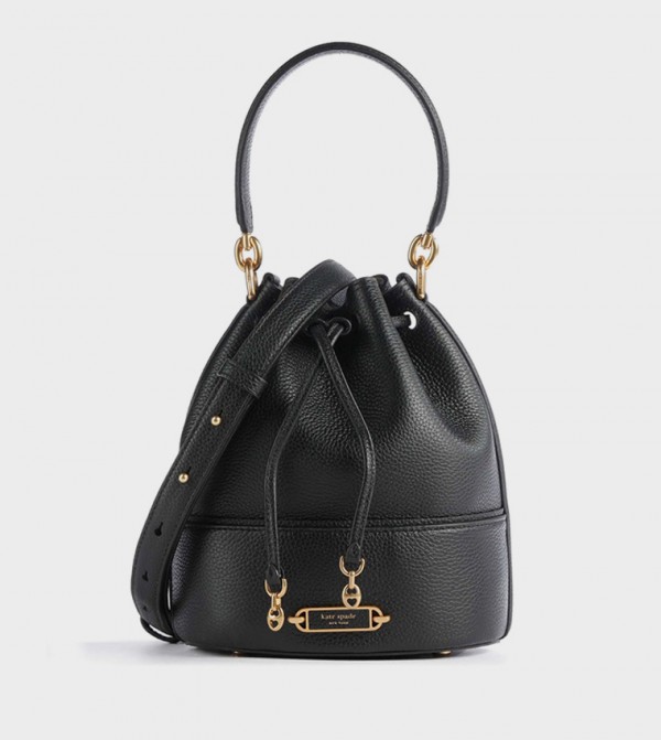 Drawstring Closure Bucket Bag