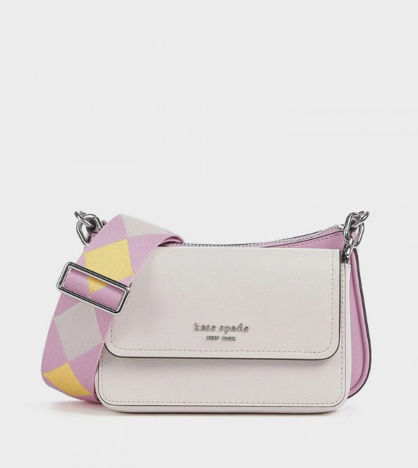 Logo Metal Shoulder Bag Set