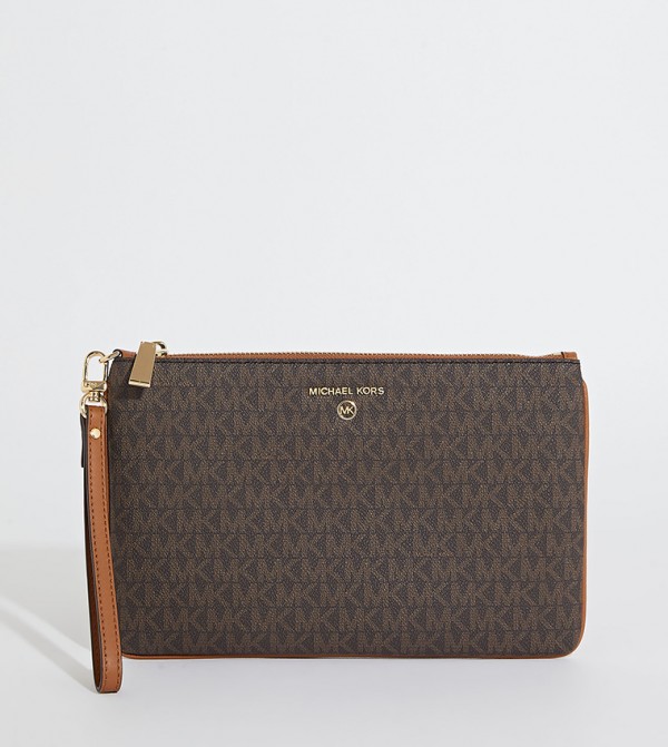 Logo Monogram Zip Wallet