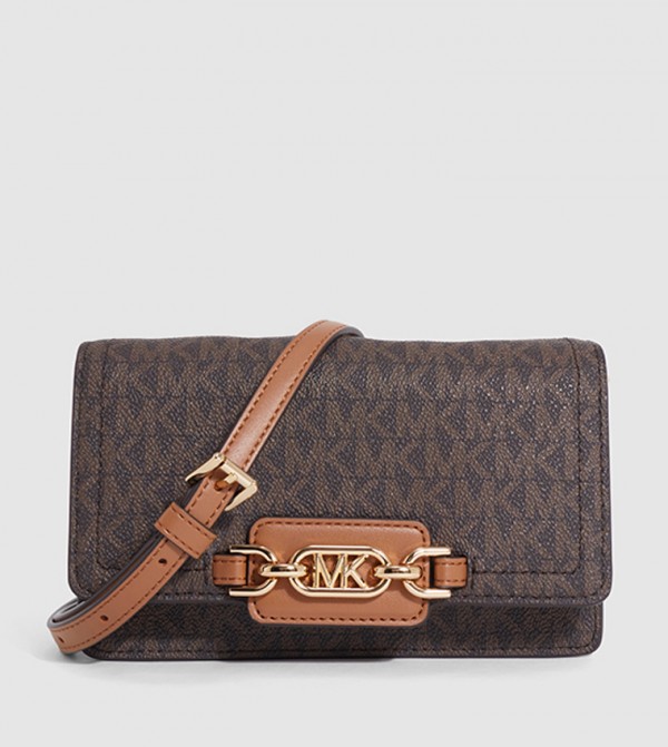 HEATHER Monogram Patterned Wallet with Sling