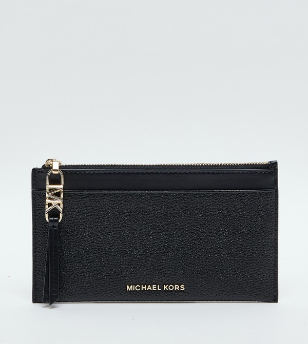 Textured Zippered Wallet