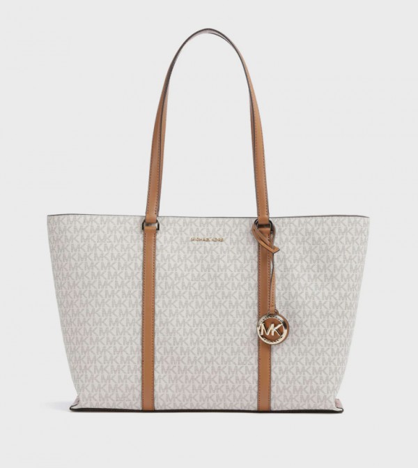 Monogram Patterned Tote Bag