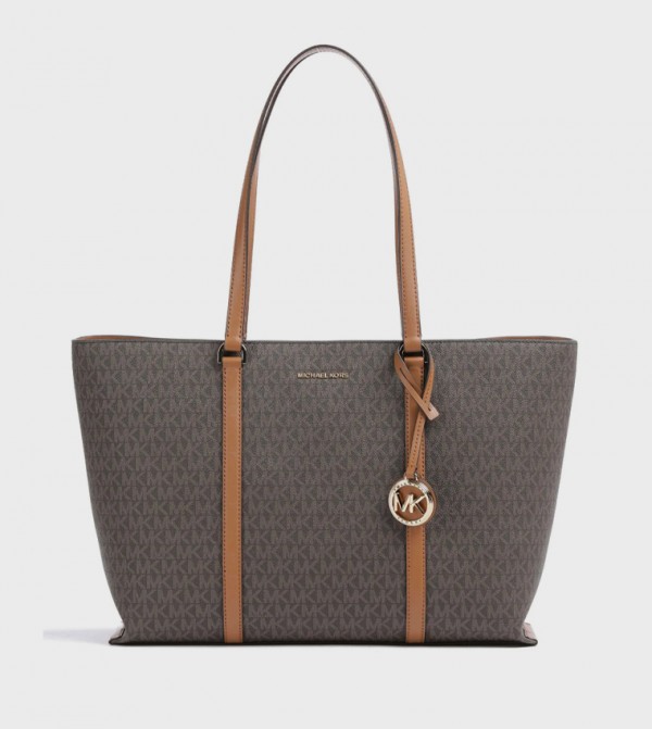 Monogram Patterned Tote Bag