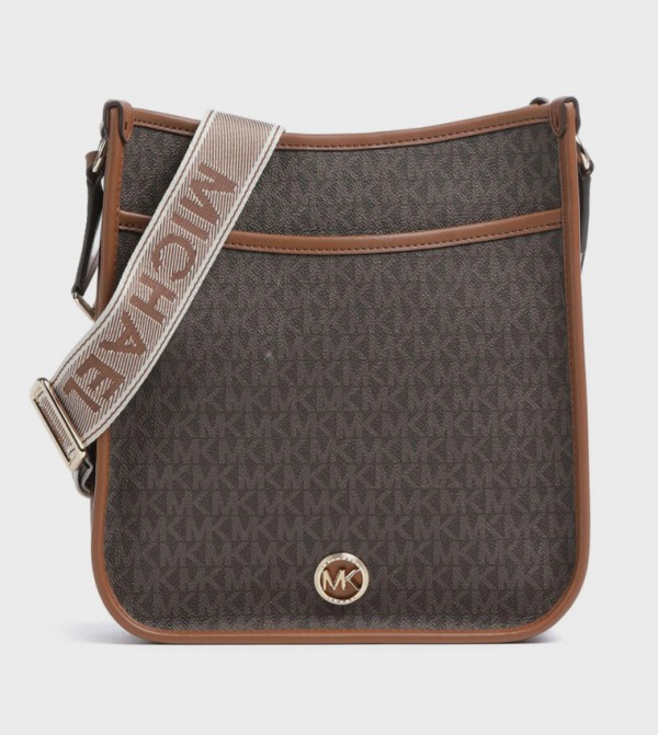 Monogram Patterned Crossbody Bag