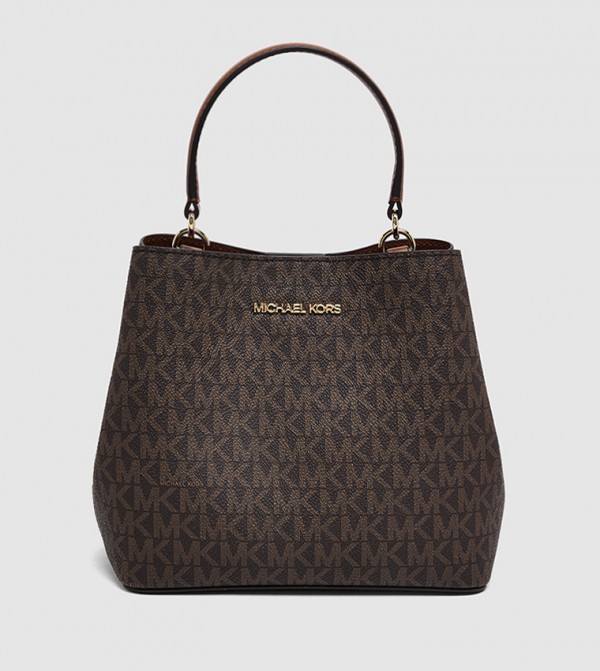 PRATT Monogram Satchel Bag