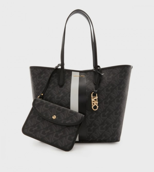 Monogram Patterned Tote Bag