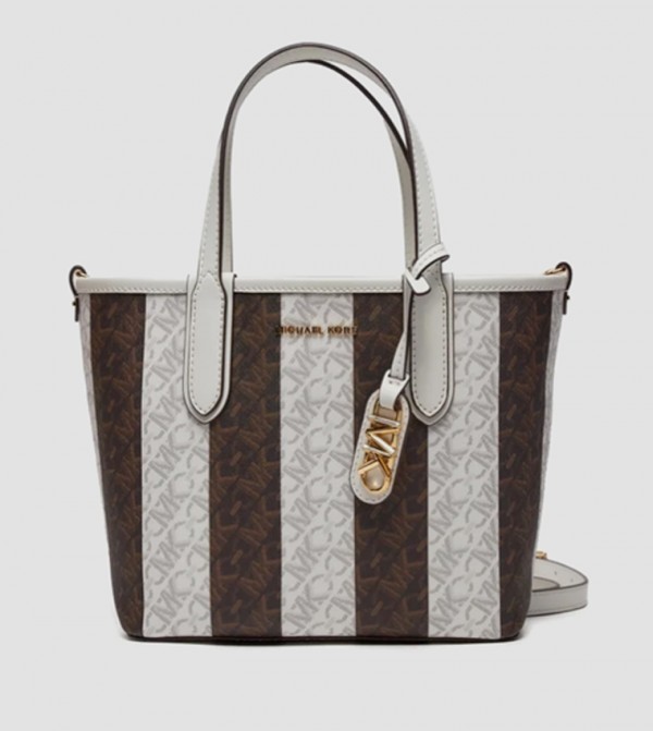 Monogram Patterned Tote Bag
