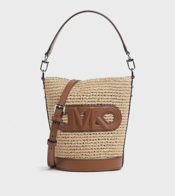 Raffia Bucket Bag