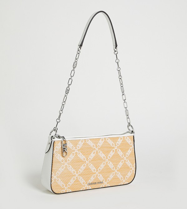 Monogram Patterned Shoulder Bag
