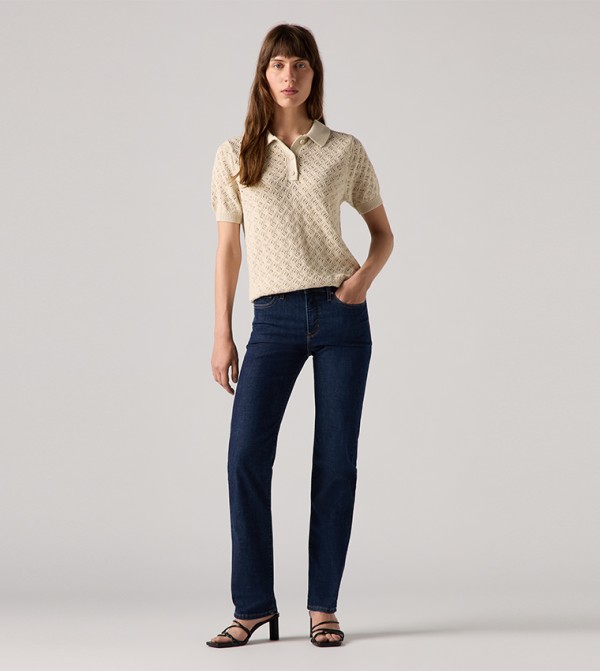 314 High Rise Shaping Straight Fit Jeans