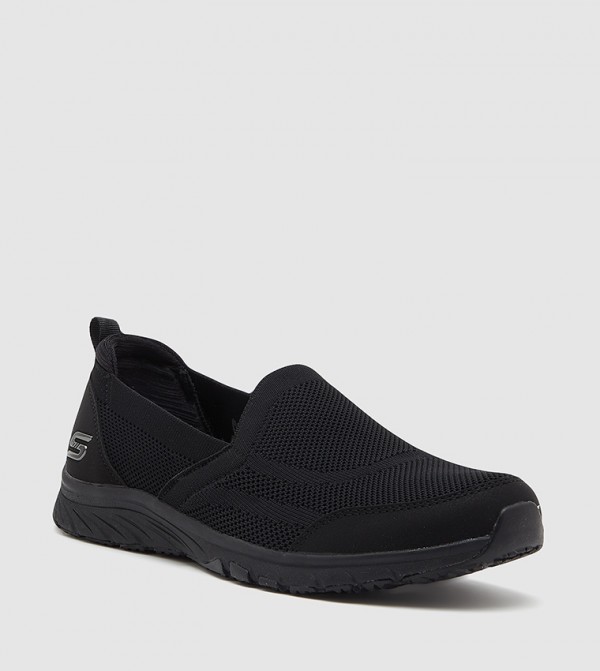 Vice Intuition voksenalderen Buy Skechers Slip On Walking Shoes In Black | 6thStreet Kuwait