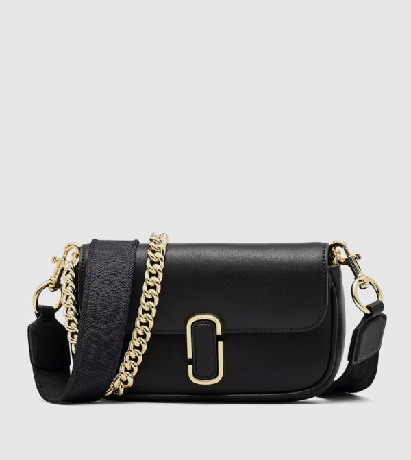 Metal Accent Crossbody Bag