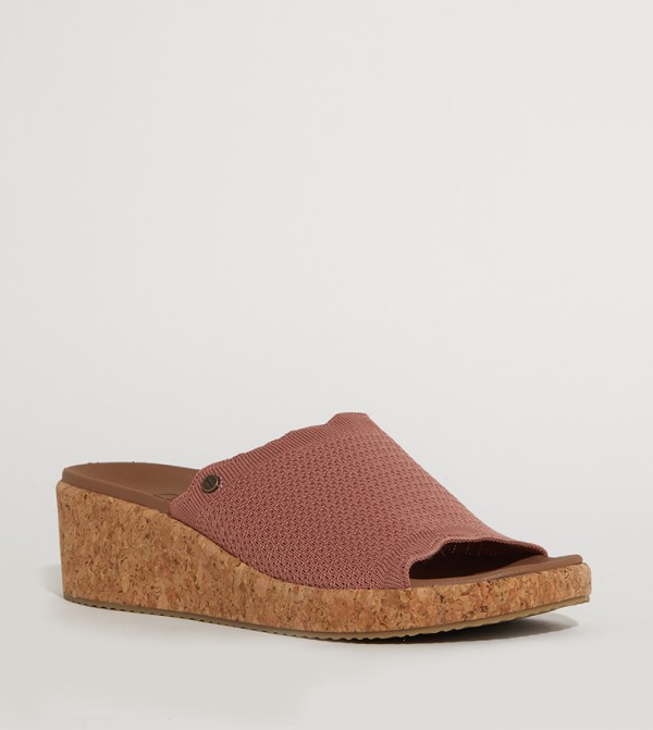 Buy Skechers ARCH FIT BEVERLEE JEMMA Knit Strap Wedges In Multiple Colors 6thStreet UAE