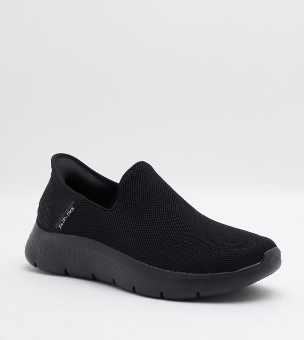 Mesh Detail Slip-On Shoes