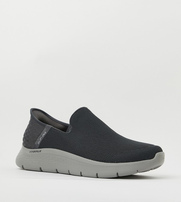 Buy Skechers GO WALK FLEX Slip On Walking Shoes In Grey | 6thStreet ...