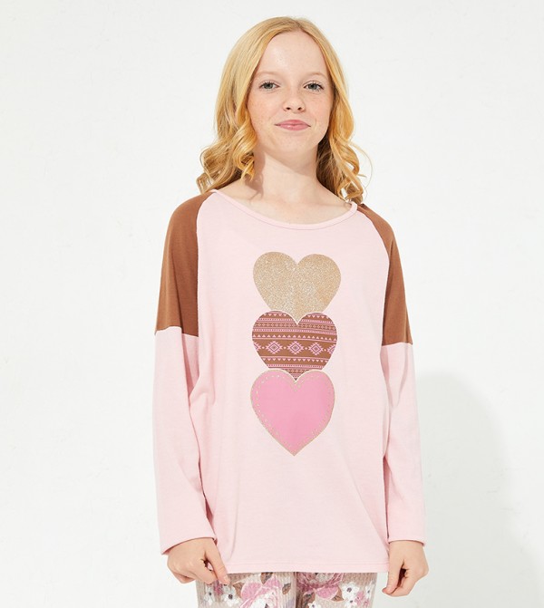Graphic Printed Color Block Active T-Shirt