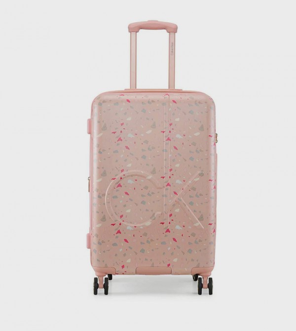 TERRAZZO ISLAND Medium Printed Hardshell Trolley Bag, 45cm