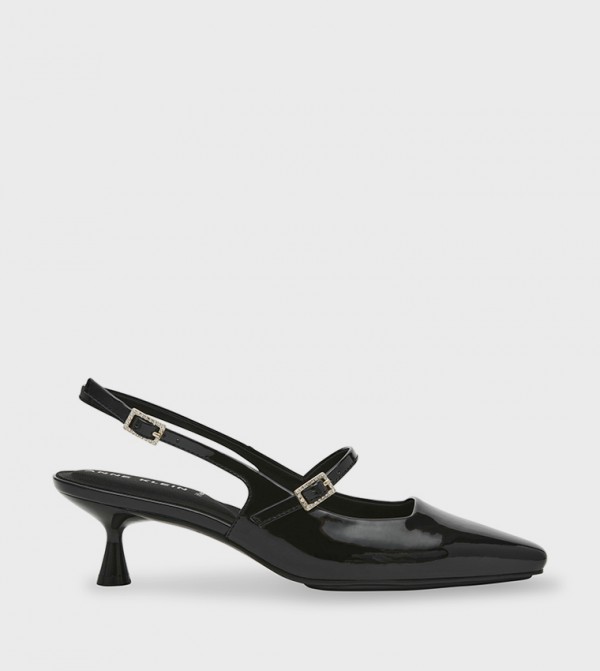 AKTYRA Kitten Heel Slingback Pumps