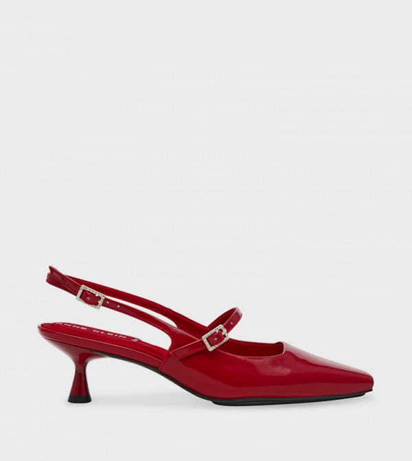 AKTYRA Kitten Heel Slingback Pumps