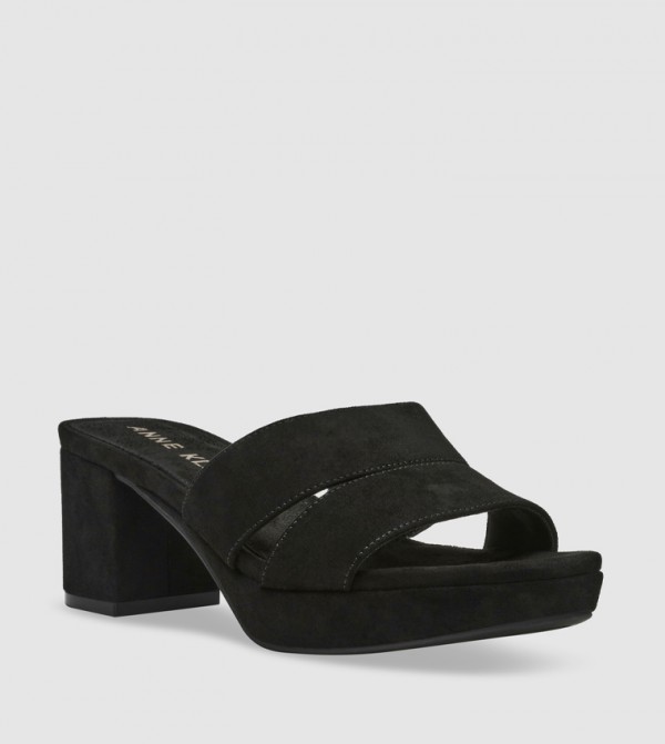 PALMER Suede Platform Heel Sandals
