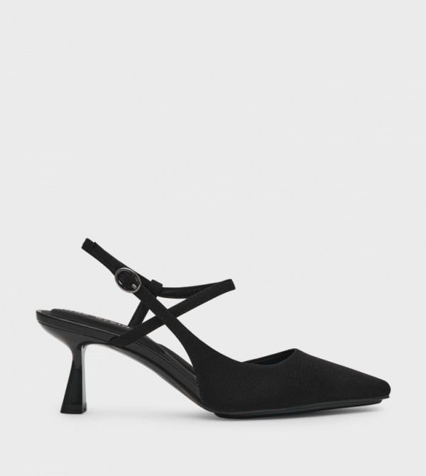 COSMO Ankle Strap Stiletto Heel Sandals
