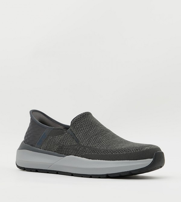 Buy Skechers NEVILLE ROVELO Casual Slip On Shoes In Gray | 6thStreet ...