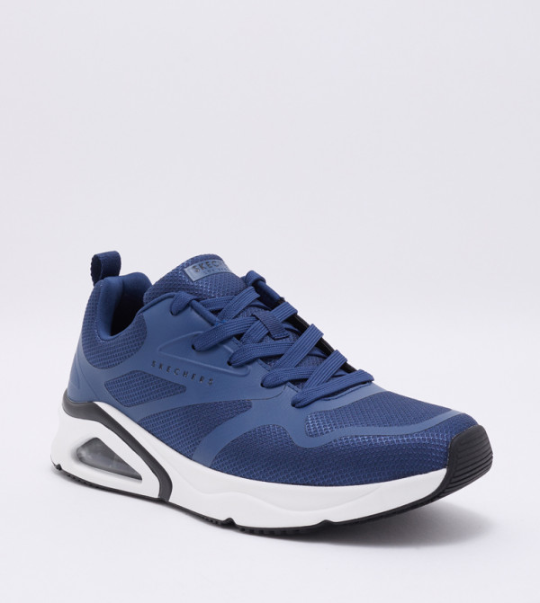 Buy Skechers TRES AIR UNO REVOLUTION AIRY Lace Up Shoes In Navy