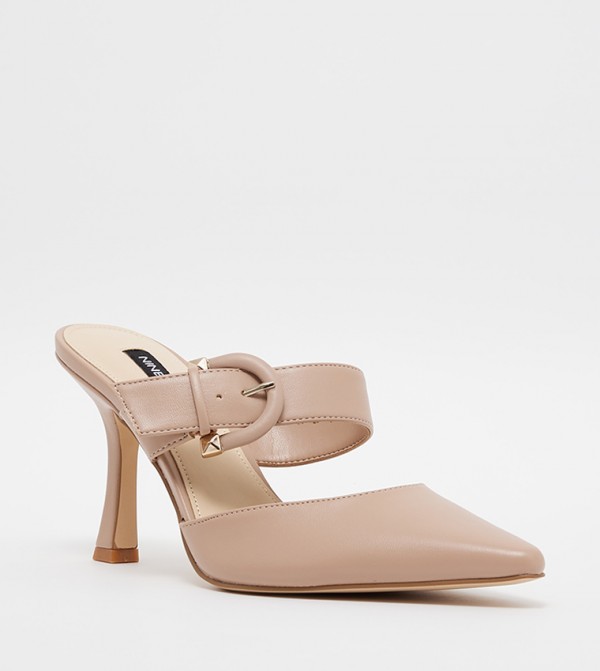 Nude kitten 2024 heel mules