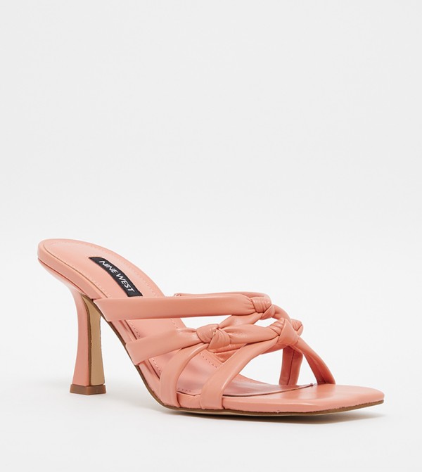 Buy Nine West YEANDER Knotted Strappy Heel Sandals In Pink