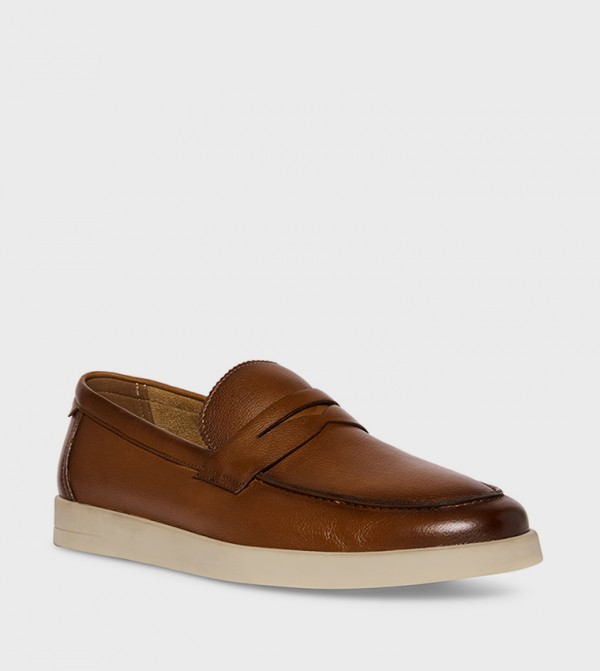 MOSSING Solid Loafers