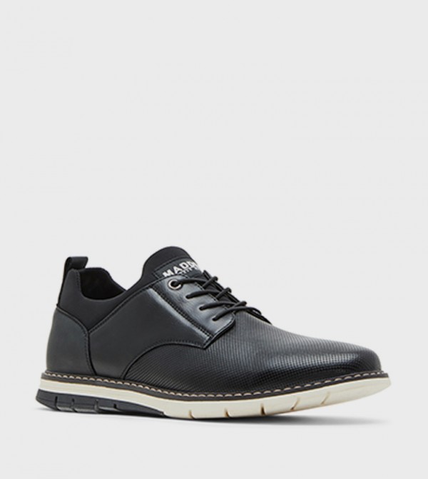 MLYDDON Textured Lace-Up Sneakers