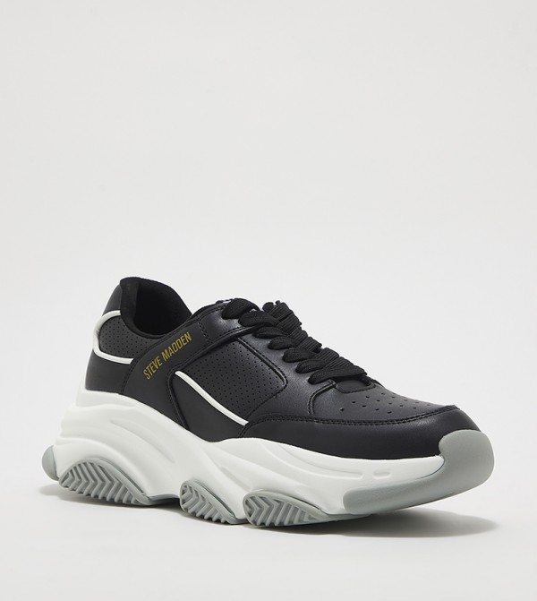 PARK Logo Printed Lace-Up Sneakers