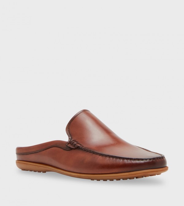 HARRISBURG Textured Mule Loafers