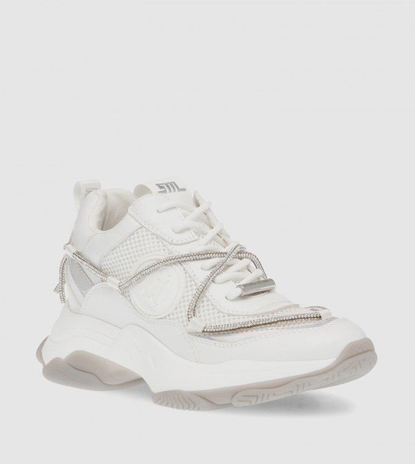 MOTOCROSS Embellished Lace-Up Sneakers