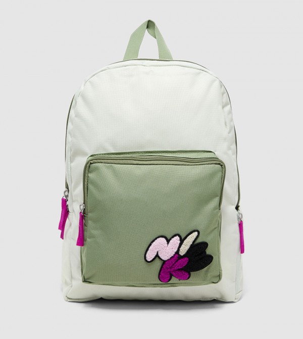 Classic Bubble Logo Embroidered Backpack, 16L