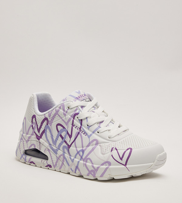 Buy Skechers X JGoldcrown: Uno Spread The Love Sneakers In White