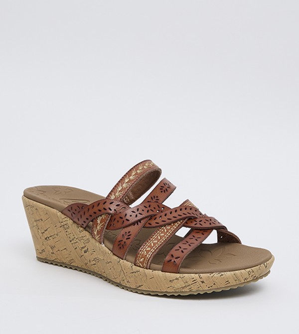 BEVERLEE - NEW RESORT Strappy Wedges