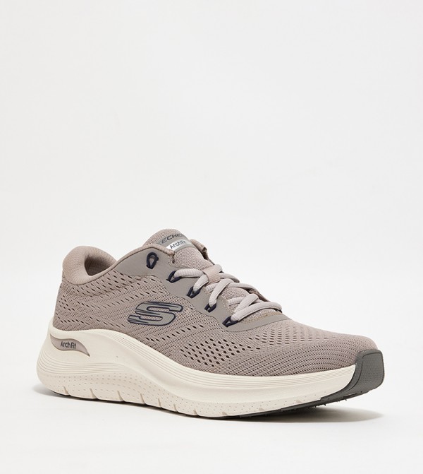 Buy Skechers ARCH FIT Slip On Shoes In Beige 6thStreet UAE