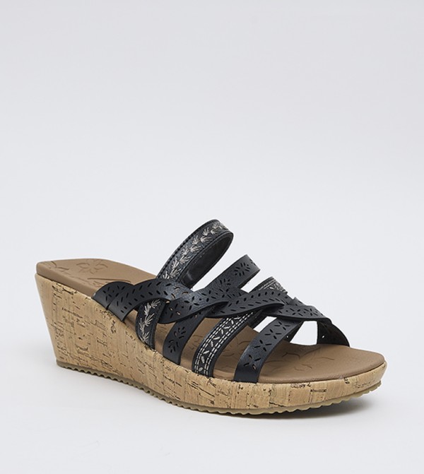 BEVERLEE - NEW RESORT Strappy Wedges
