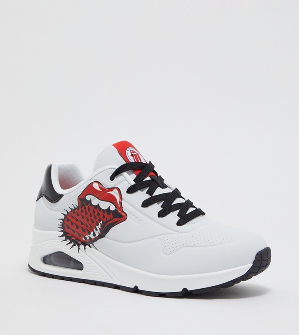UNO Printed Lace-Up Sneakers