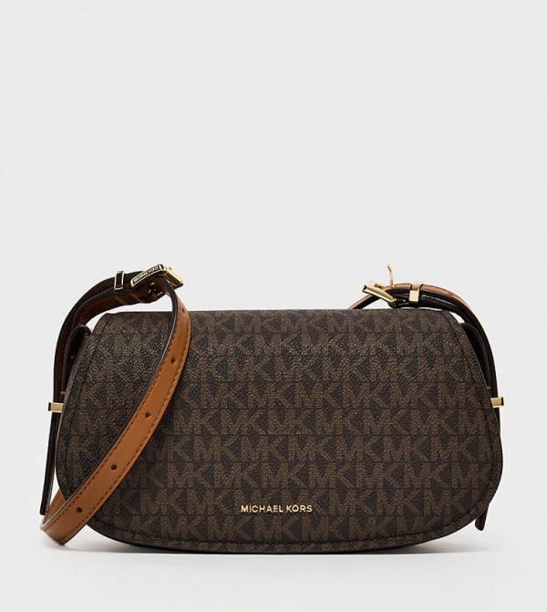 LYDIA Logo Monogram Crossbody Bag