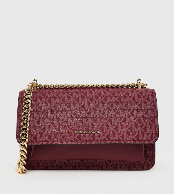 CLAIRE Logo Monogram Crossbody Bag