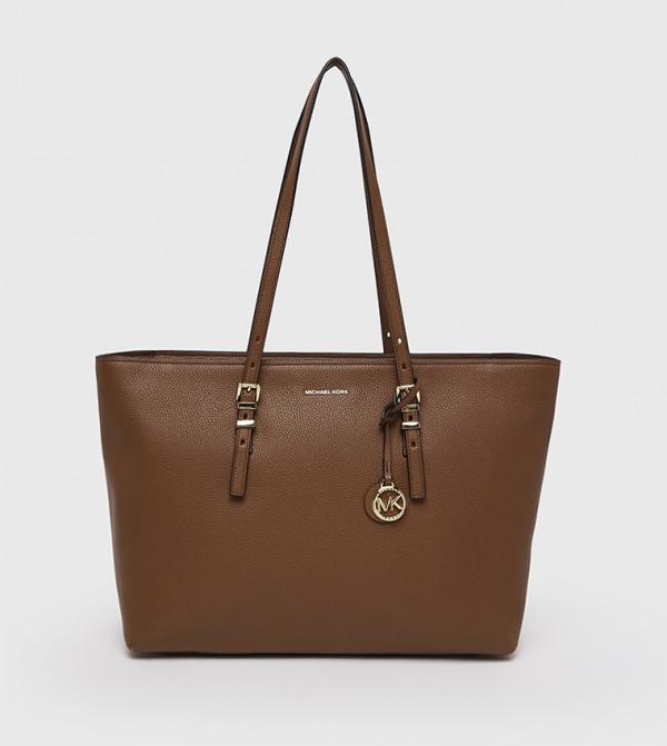 QUINN Logo Detail Tote Bag