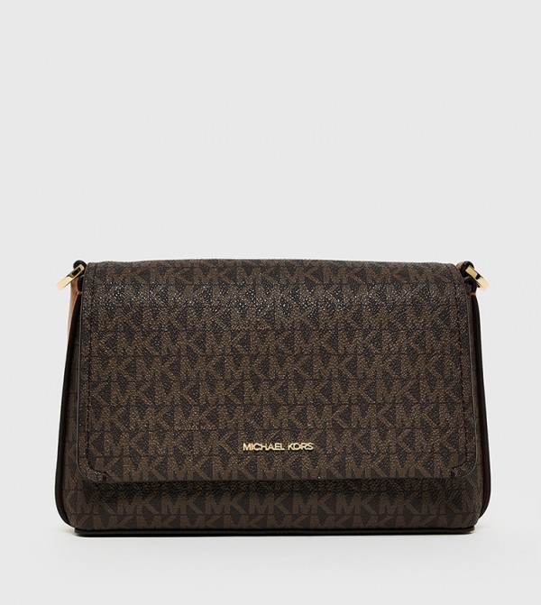 NESSA Logo Monogram Crossbody Bag