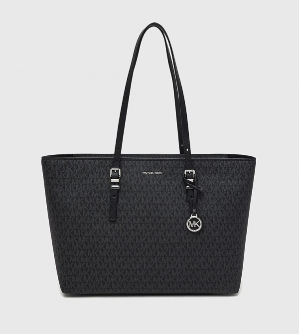 QUINN Monogram Patterned Tote Bag