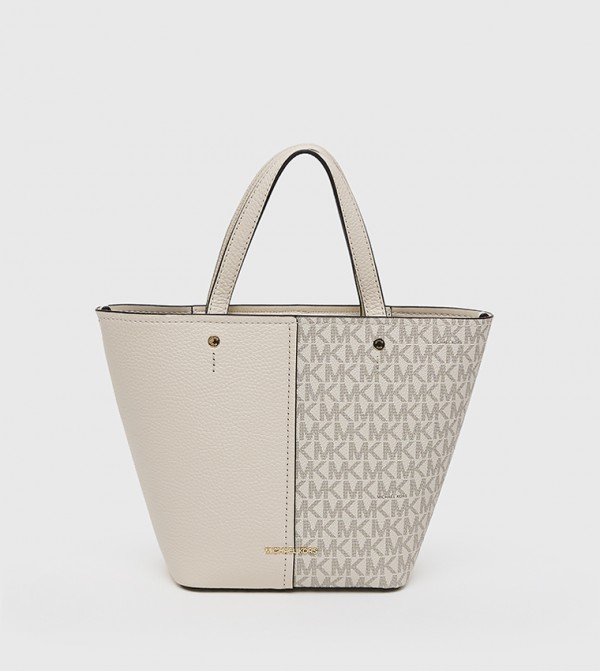 FLORA Logo Monogram Twill Tote Bag
