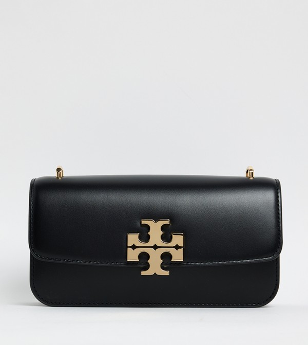 ELEANOR Logo Detail Flap Convertible Shoulder Bag
