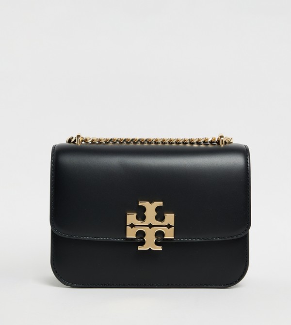ELEANOR Logo Detail Flap Convertible Shoulder Bag