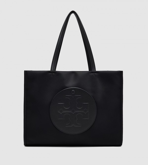 ELLA Monogram Detail Tote Bag