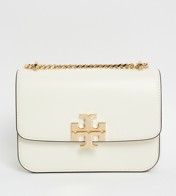 ELEANOR Logo Detail Flap Convertible Shoulder Bag
